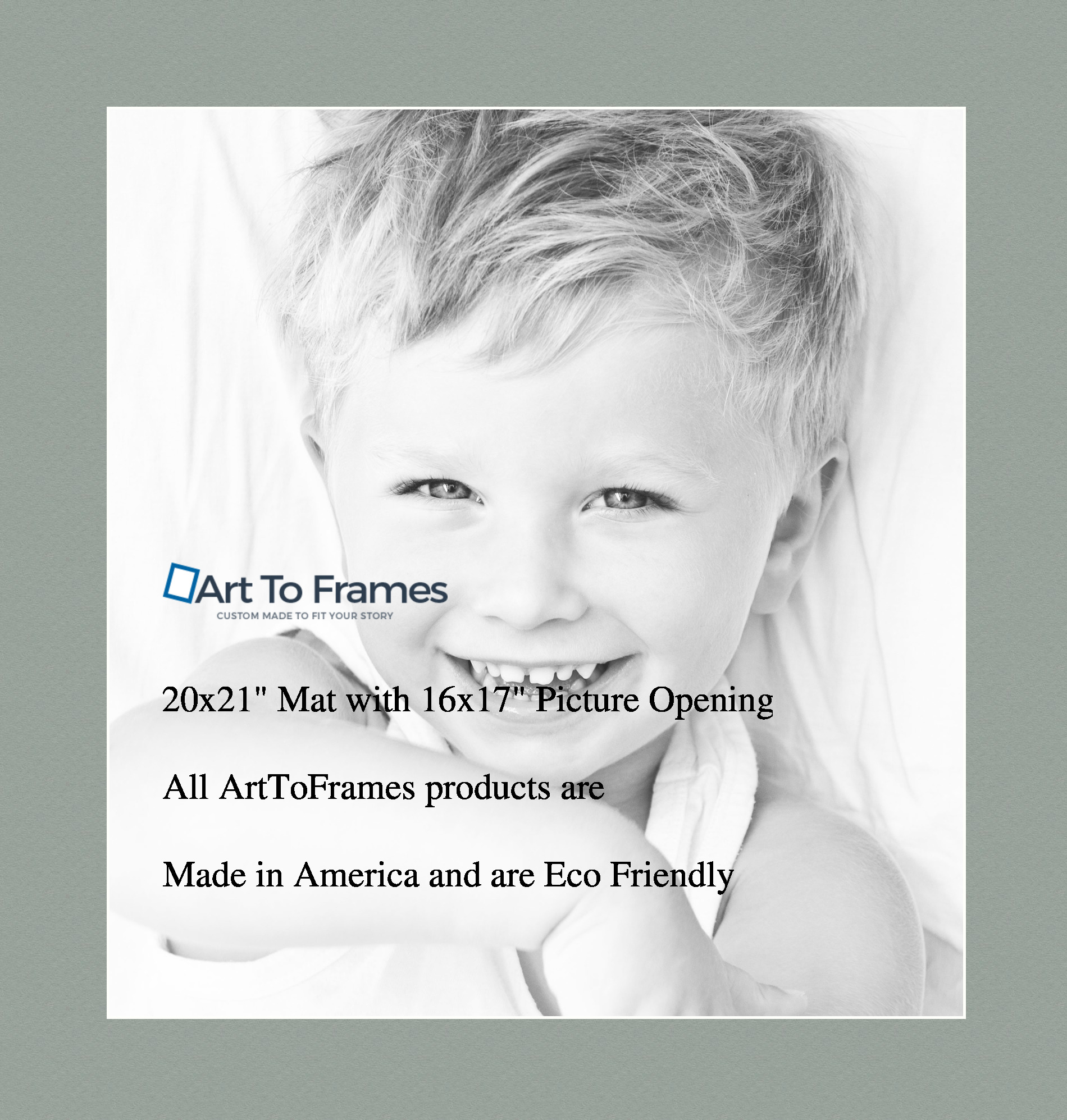 ArtToFrames Custom Green Silverpine Picture Photo Frame Mat Matting Board LG - Picture 26 of 157