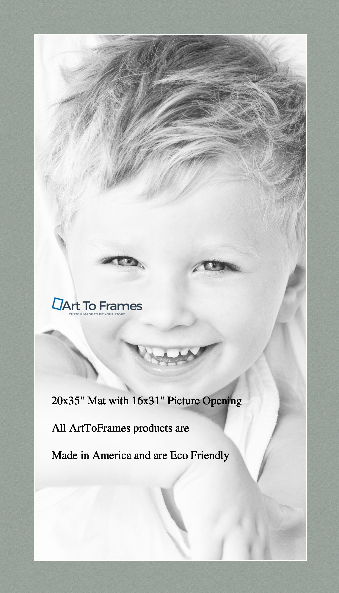 ArtToFrames Custom Green Silverpine Picture Photo Frame Mat Matting Board LG - Picture 38 of 157
