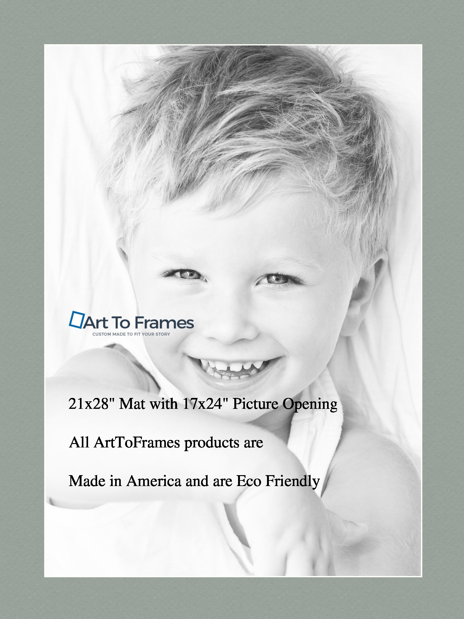 ArtToFrames Custom Green Silverpine Picture Photo Frame Mat Matting Board LG - Picture 50 of 157