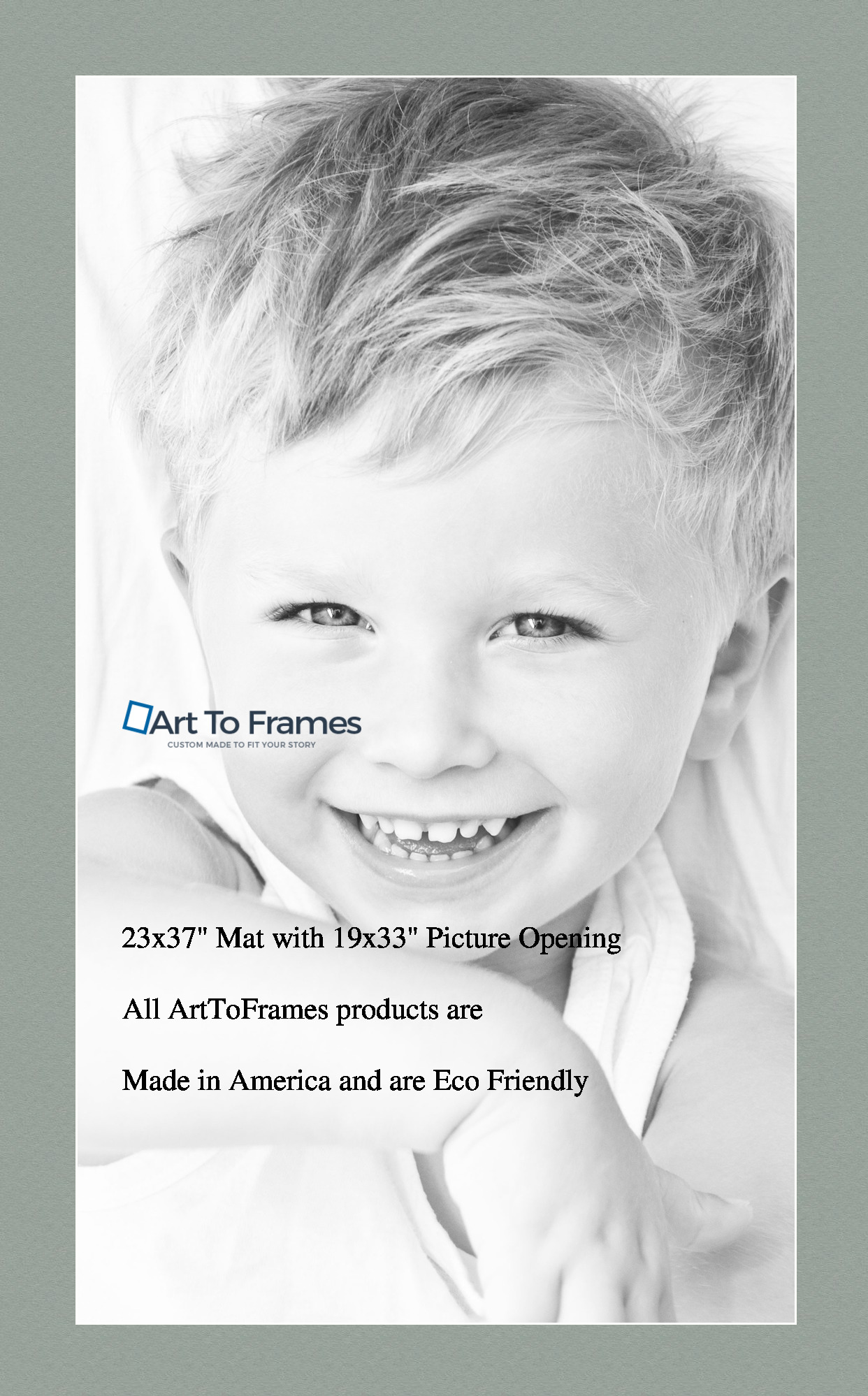 ArtToFrames Custom Green Silverpine Picture Photo Frame Mat Matting Board LG - Picture 92 of 157