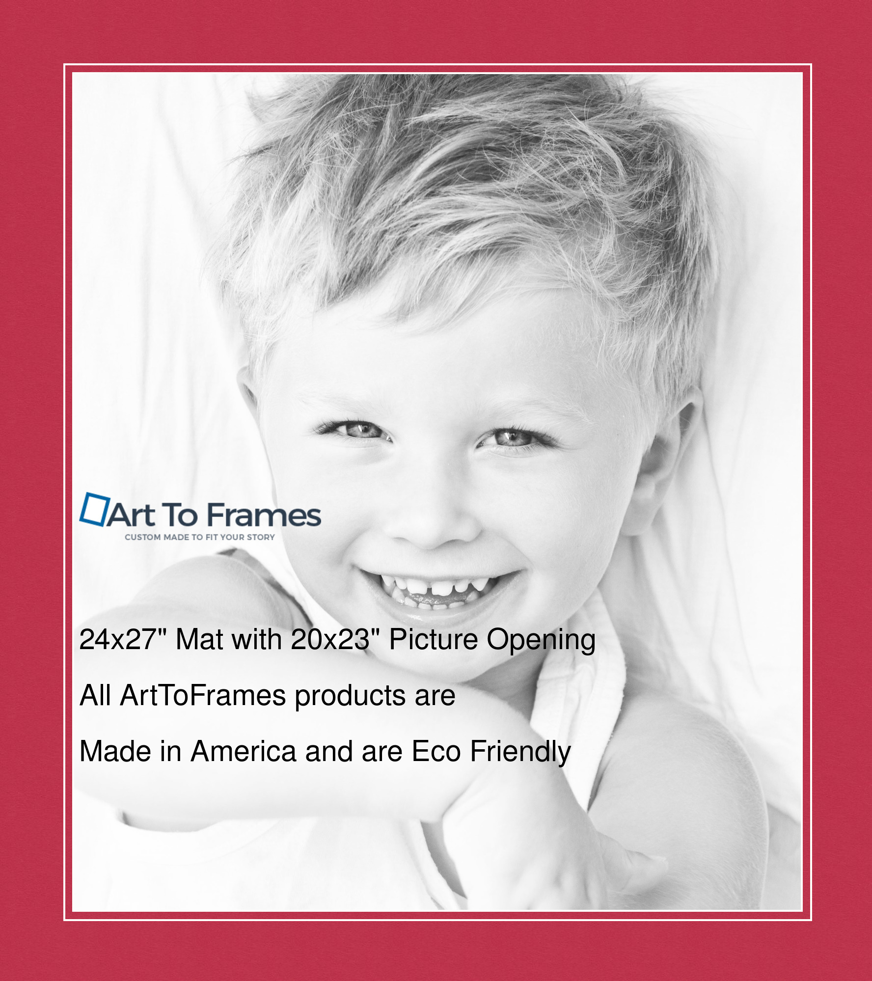 ArtToFrames Custom Red Rouge Picture Photo Frame Mat Matting Board LG - Picture 90 of 150