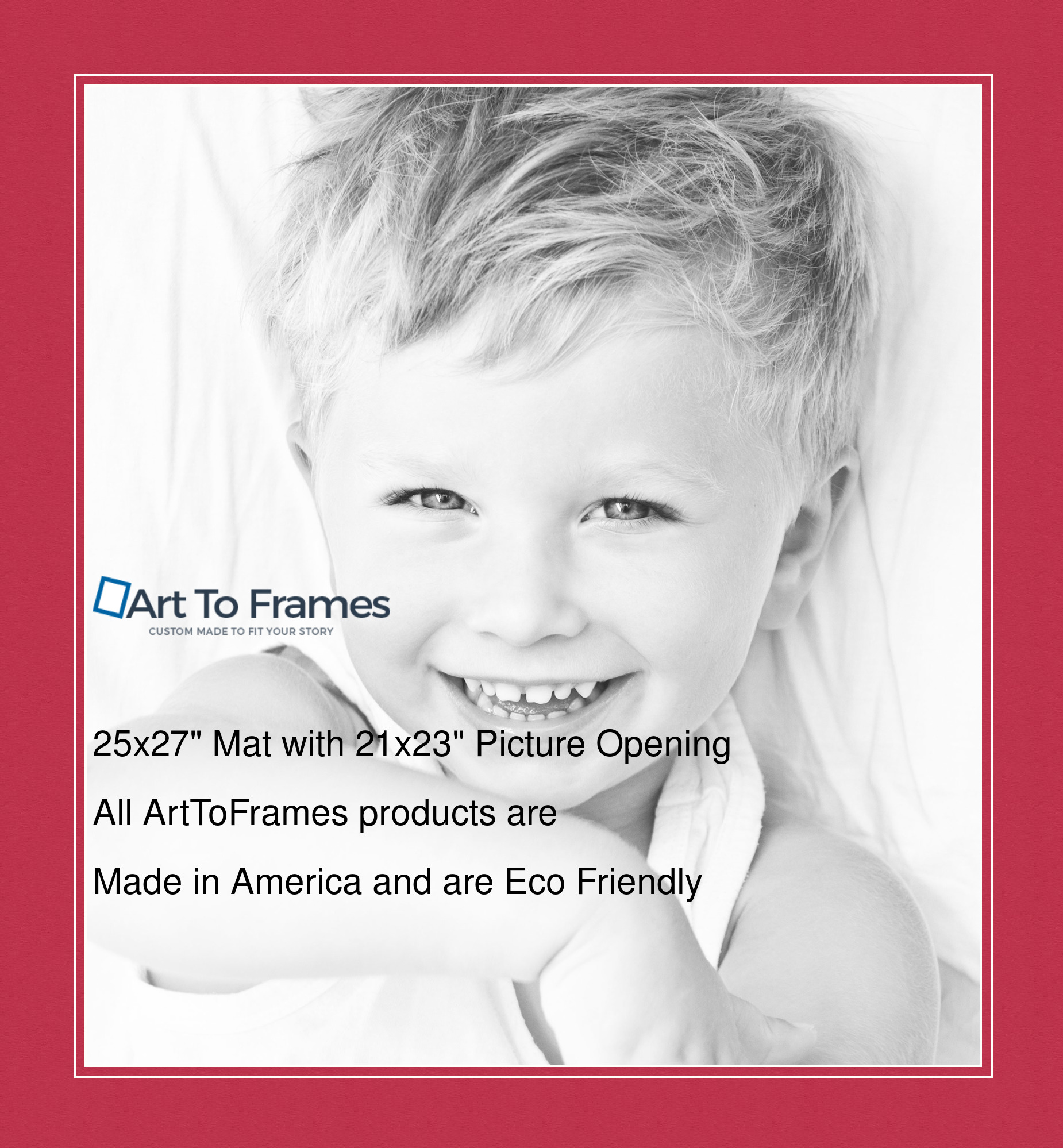 ArtToFrames Custom Red Rouge Picture Photo Frame Mat Matting Board LG - Picture 102 of 150