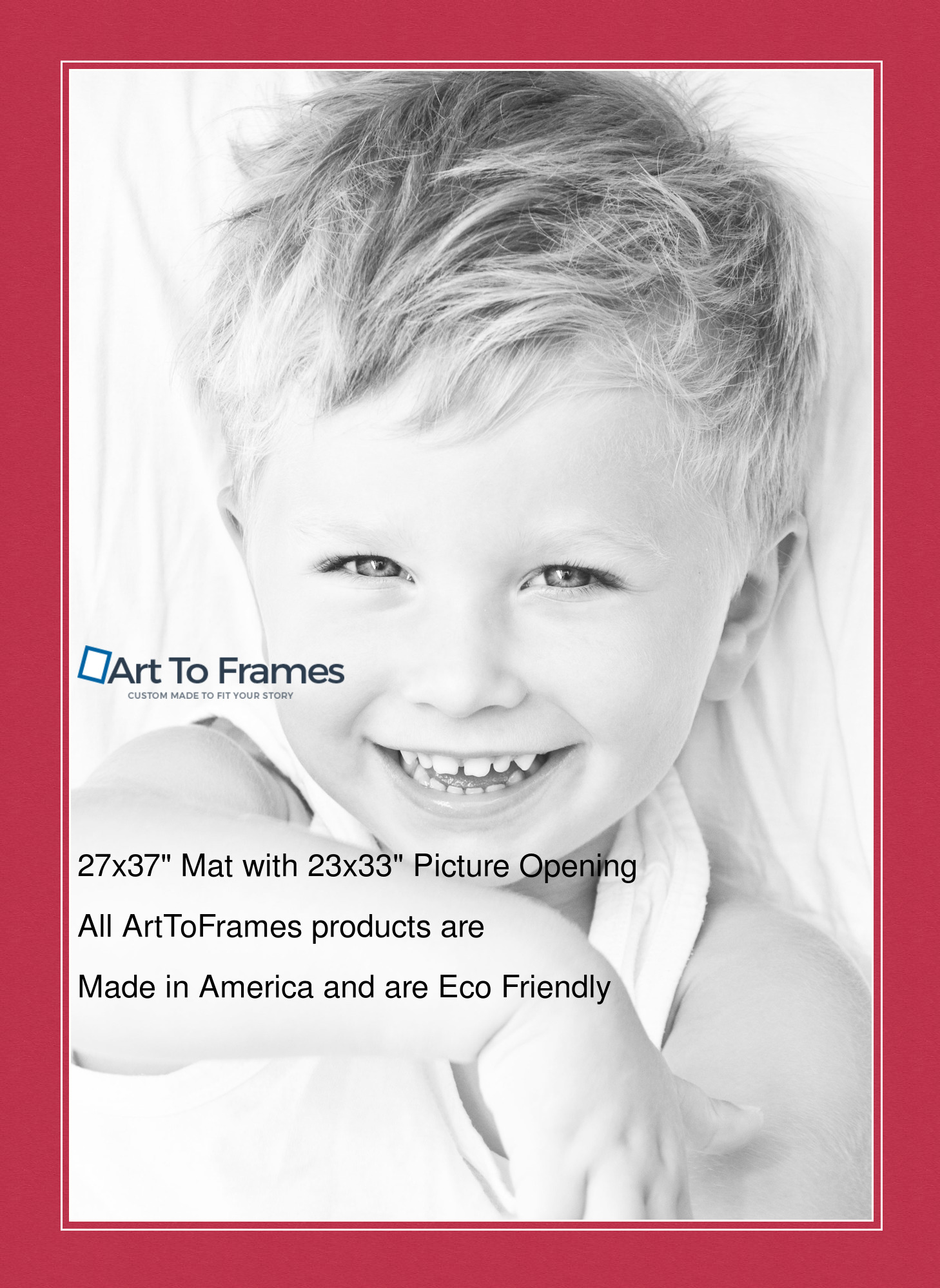 ArtToFrames Custom Red Rouge Picture Photo Frame Mat Matting Board LG - Picture 138 of 150