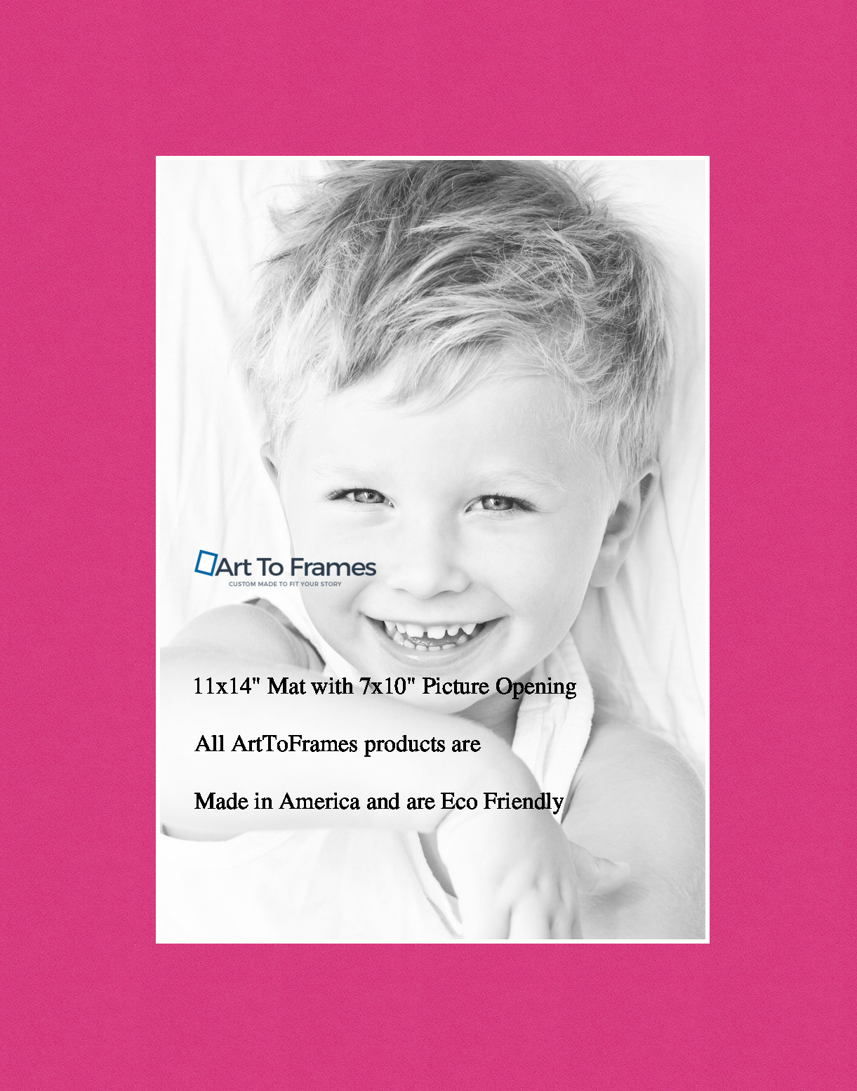 ArtToFrames Custom Pink Tulip Picture Photo Frame Mat Matting Board - Picture 15 of 41