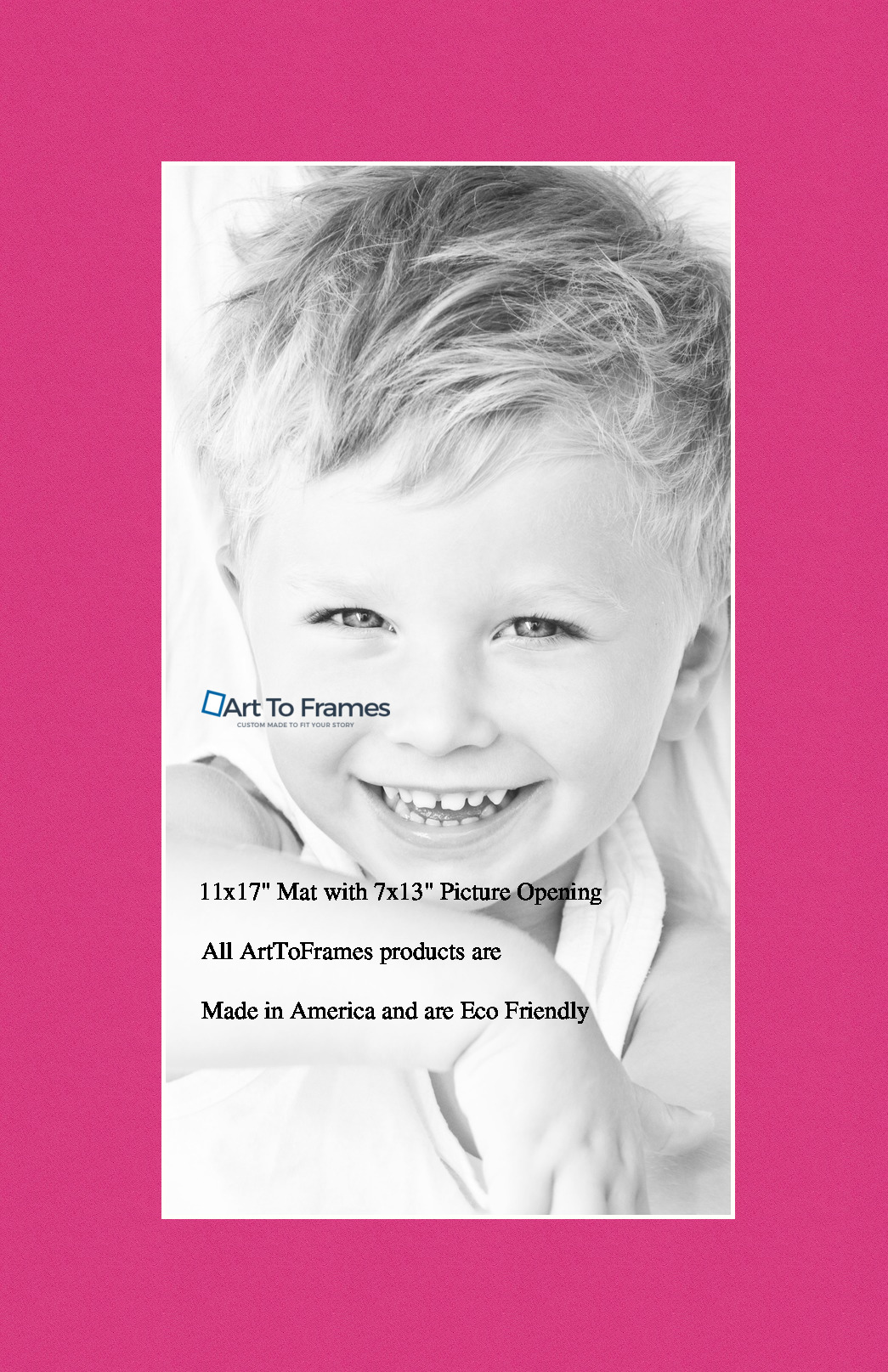 ArtToFrames Custom Pink Tulip Picture Photo Frame Mat Matting Board - Picture 16 of 41
