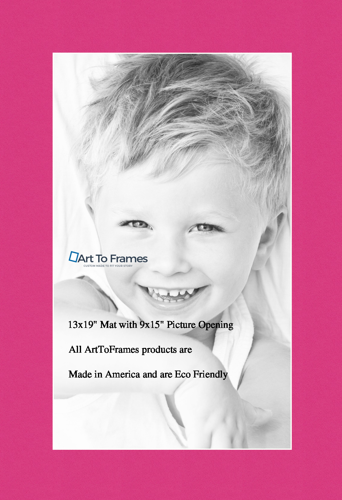 ArtToFrames Custom Pink Tulip Picture Photo Frame Mat Matting Board - Picture 22 of 41
