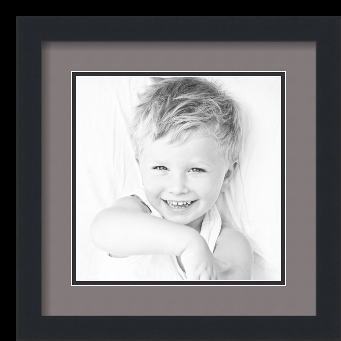 ArtToFrames matt 14x14 schwarzer Bilderrahmen mit 2" Doppelmatte, 10x10 Öffnung - Bild 210 von 497
