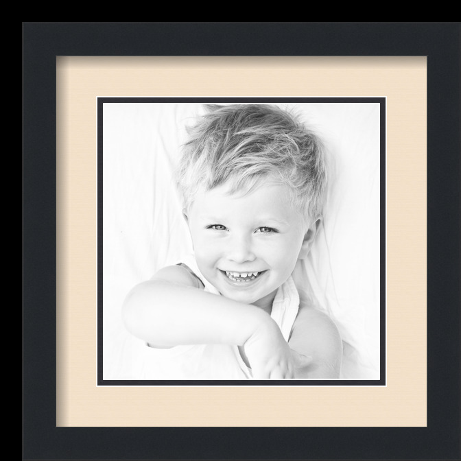 ArtToFrames matt 14x14 schwarzer Bilderrahmen mit 2" Doppelmatte, 10x10 Öffnung - Bild 282 von 497