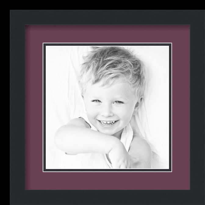 ArtToFrames matt 14x14 schwarzer Bilderrahmen mit 2" Doppelmatte, 10x10 Öffnung - Bild 410 von 497