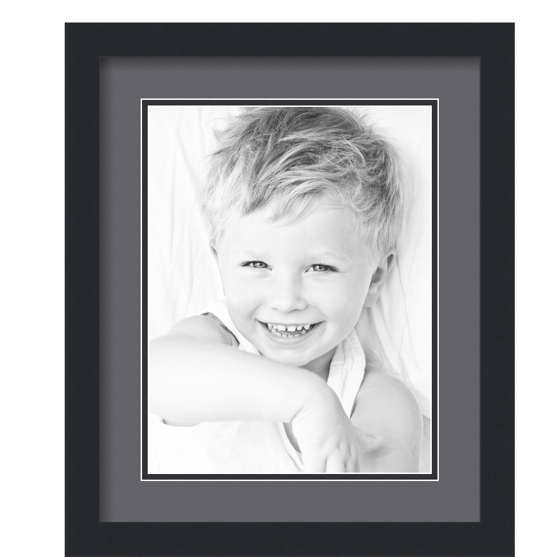 ArtToFrames Matted 14x17 Black Picture Frame with 2" Double Mat, 10x13 Opening - Picture 202 of 497