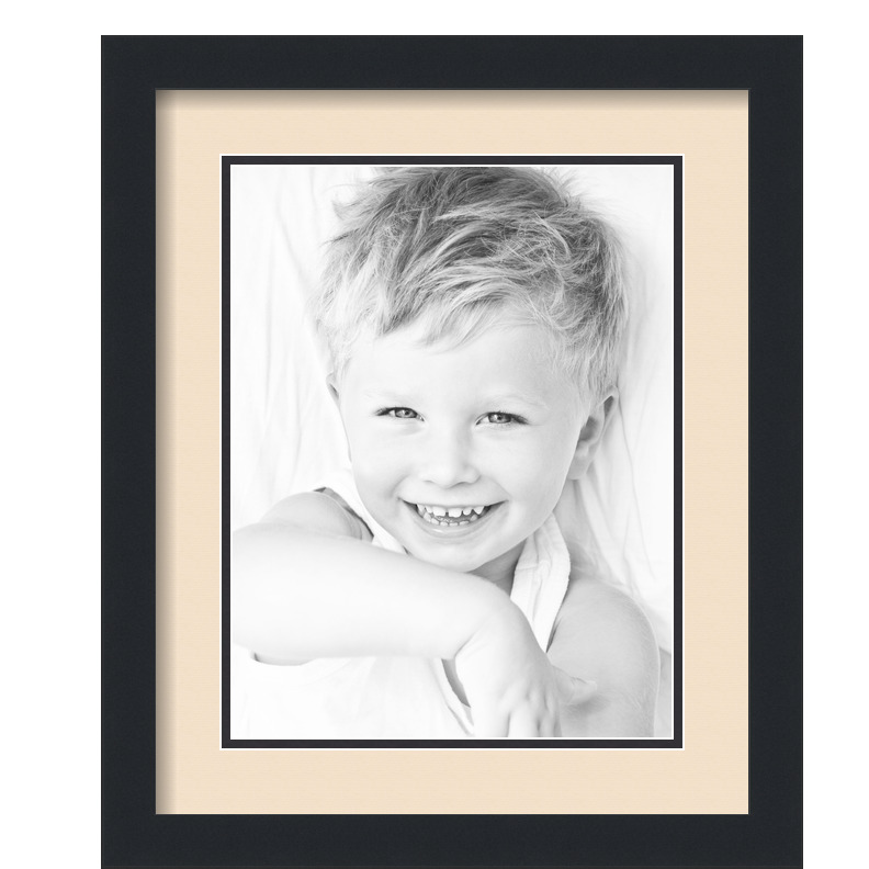 ArtToFrames Matted 14x17 Black Picture Frame with 2" Double Mat, 10x13 Opening - Picture 282 of 497