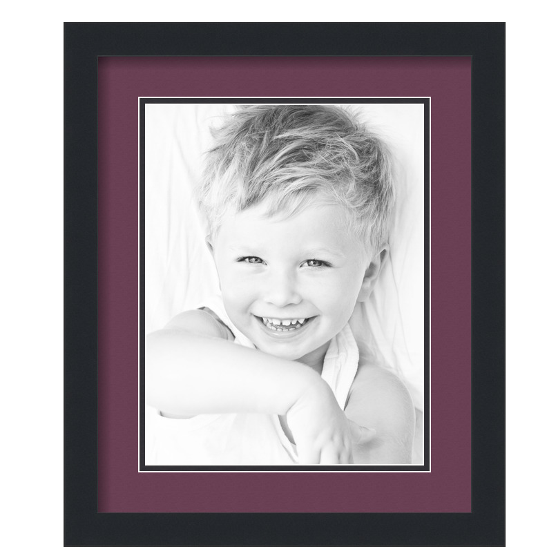 ArtToFrames Matted 14x17 Black Picture Frame with 2" Double Mat, 10x13 Opening - Picture 410 of 497