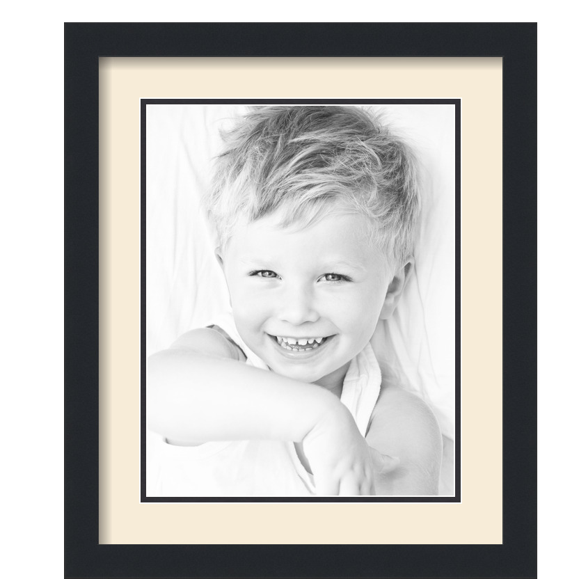 ArtToFrames Matted 15x18 Black Picture Frame with 2" Double Mat, 11x14 Opening - Picture 290 of 497