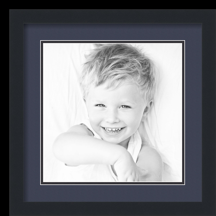 ArtToFrames Matted 16x16 Black Picture Frame with 2" Double Mat, 12x12 Opening - Picture 34 of 497
