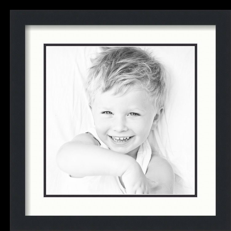 ArtToFrames Matted 16x16 Black Picture Frame with 2" Double Mat, 12x12 Opening - Picture 450 of 497