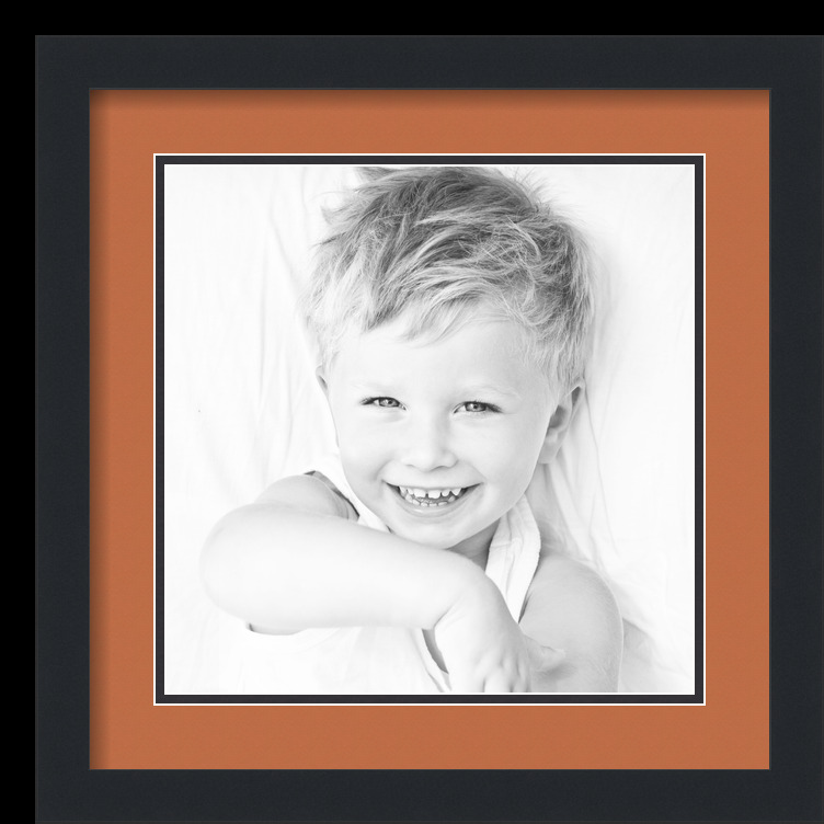 ArtToFrames Matted 16x16 Black Picture Frame with 2" Double Mat, 12x12 Opening - Picture 330 of 497