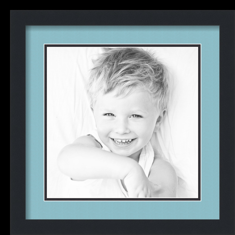 ArtToFrames Matted 16x16 Black Picture Frame with 2" Double Mat, 12x12 Opening - Picture 58 of 497
