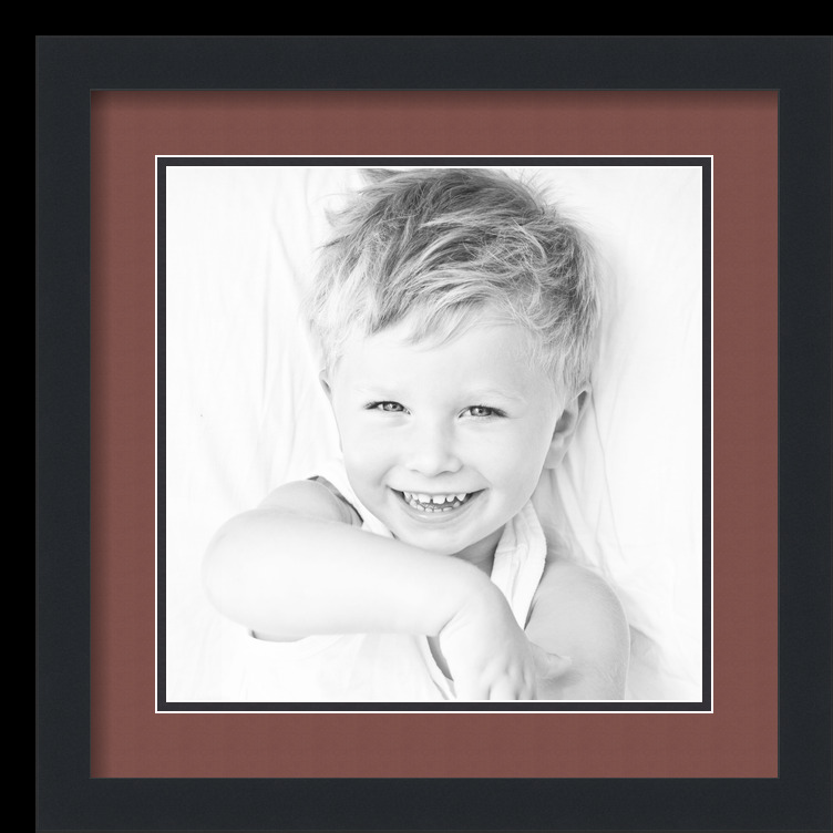 ArtToFrames Matted 16x16 Black Picture Frame with 2" Double Mat, 12x12 Opening - Picture 90 of 497