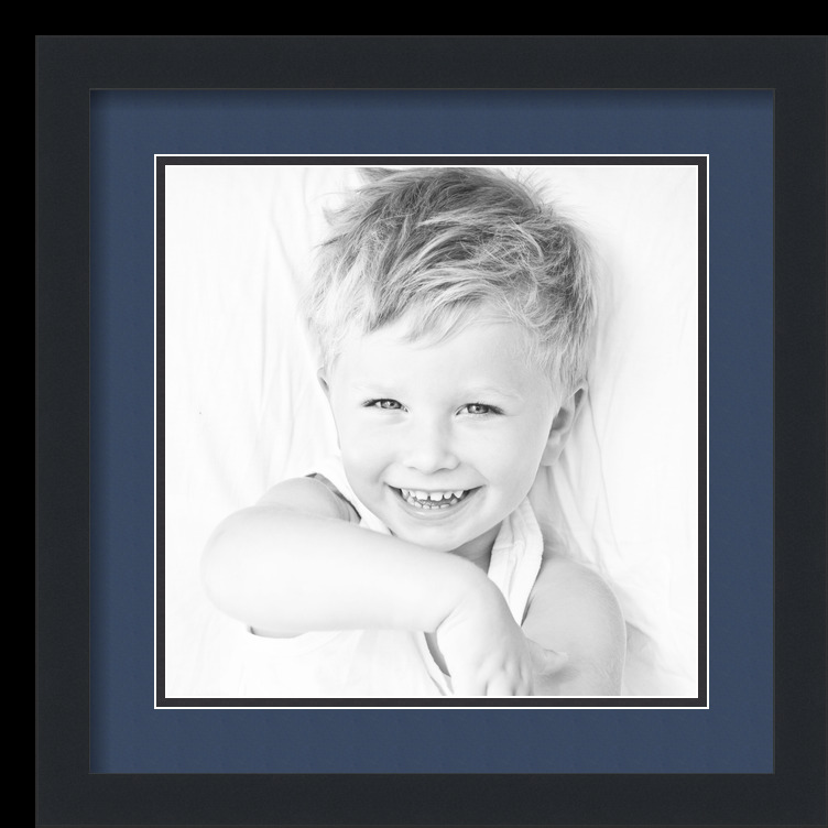 ArtToFrames Matted 16x16 Black Picture Frame with 2" Double Mat, 12x12 Opening - Picture 74 of 497