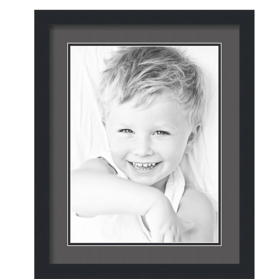 ArtToFrames Cornice portafoto nera opaca 16x20 con doppio tappetino 2", apertura 12x16 - Foto 18 di 497