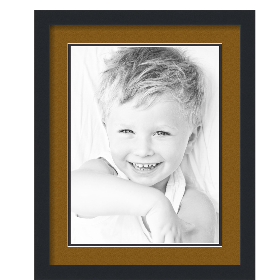 ArtToFrames Cornice portafoto nera opaca 16x20 con doppio tappetino 2", apertura 12x16 - Foto 162 di 497