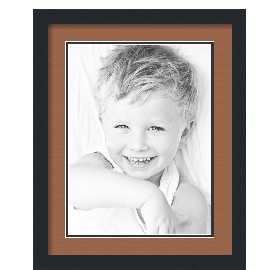 ArtToFrames Cornice portafoto nera opaca 16x20 con doppio tappetino 2", apertura 12x16 - Foto 122 di 497
