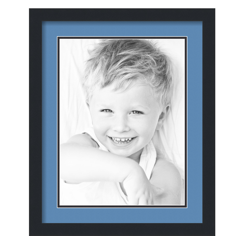 ArtToFrames Cornice portafoto nera opaca 16x20 con doppio tappetino 2", apertura 12x16 - Foto 66 di 497
