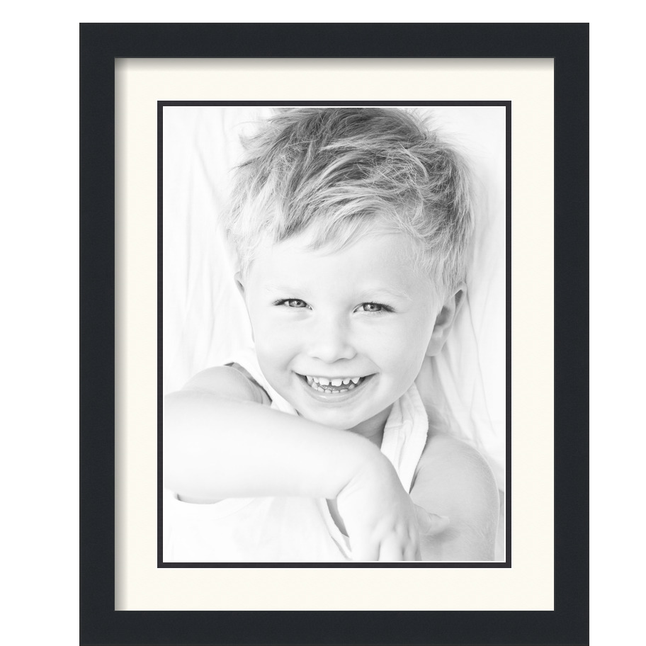 ArtToFrames Cornice portafoto nera opaca 16x20 con doppio tappetino 2", apertura 12x16 - Foto 434 di 497