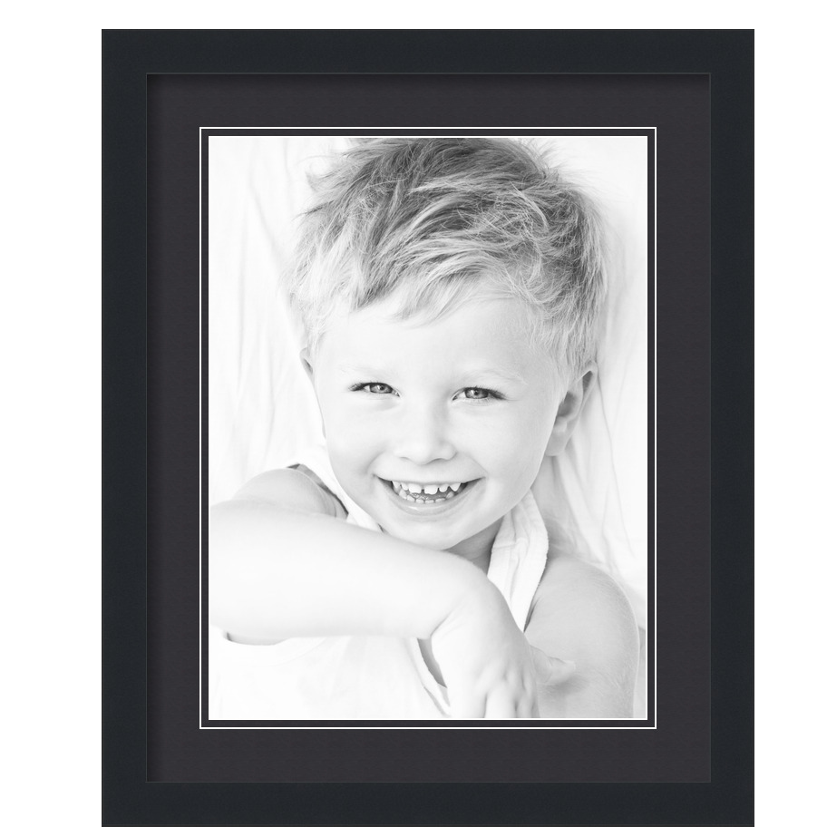 ArtToFrames Cornice portafoto nera opaca 16x20 con doppio tappetino 2", apertura 12x16 - Foto 10 di 497