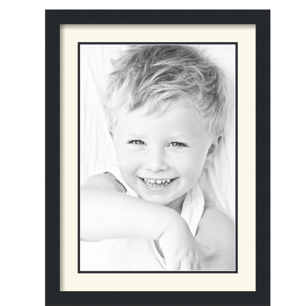 Marco de foto negro enmarañado ArtToFrames 17x23 con alfombra doble de 2", apertura de 13x19 - Imagen 426 de 497
