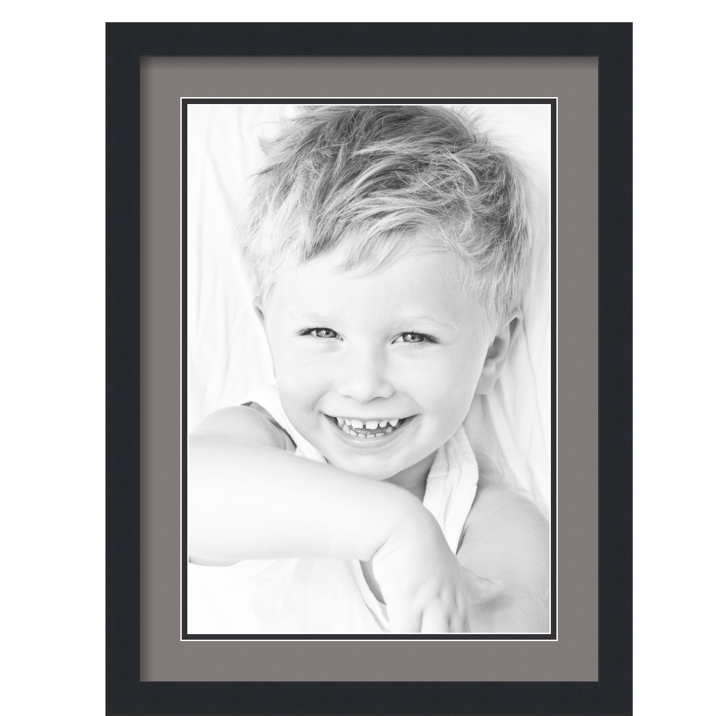 Marco de foto negro enmarañado ArtToFrames 17x23 con alfombra doble de 2", apertura de 13x19 - Imagen 210 de 497