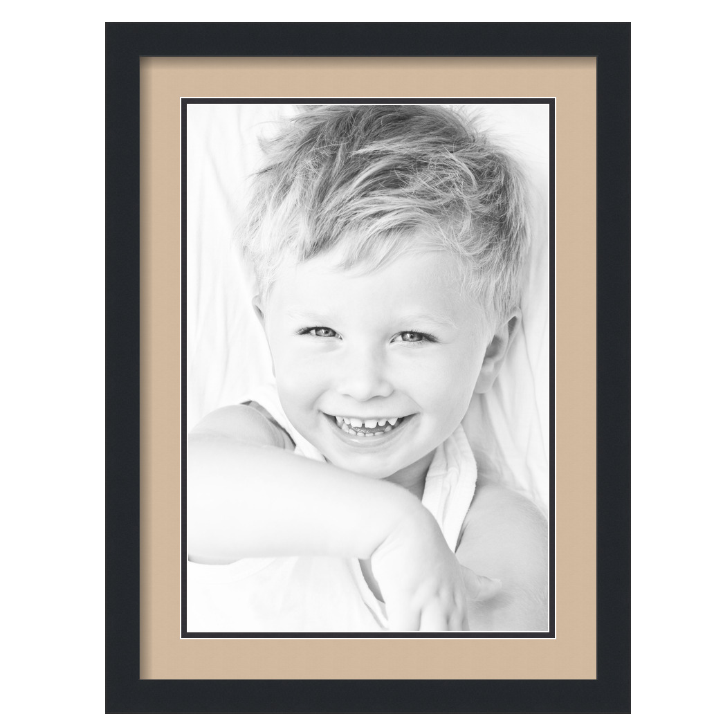 Marco de foto negro enmarañado ArtToFrames 17x23 con alfombra doble de 2", apertura de 13x19 - Imagen 146 de 497