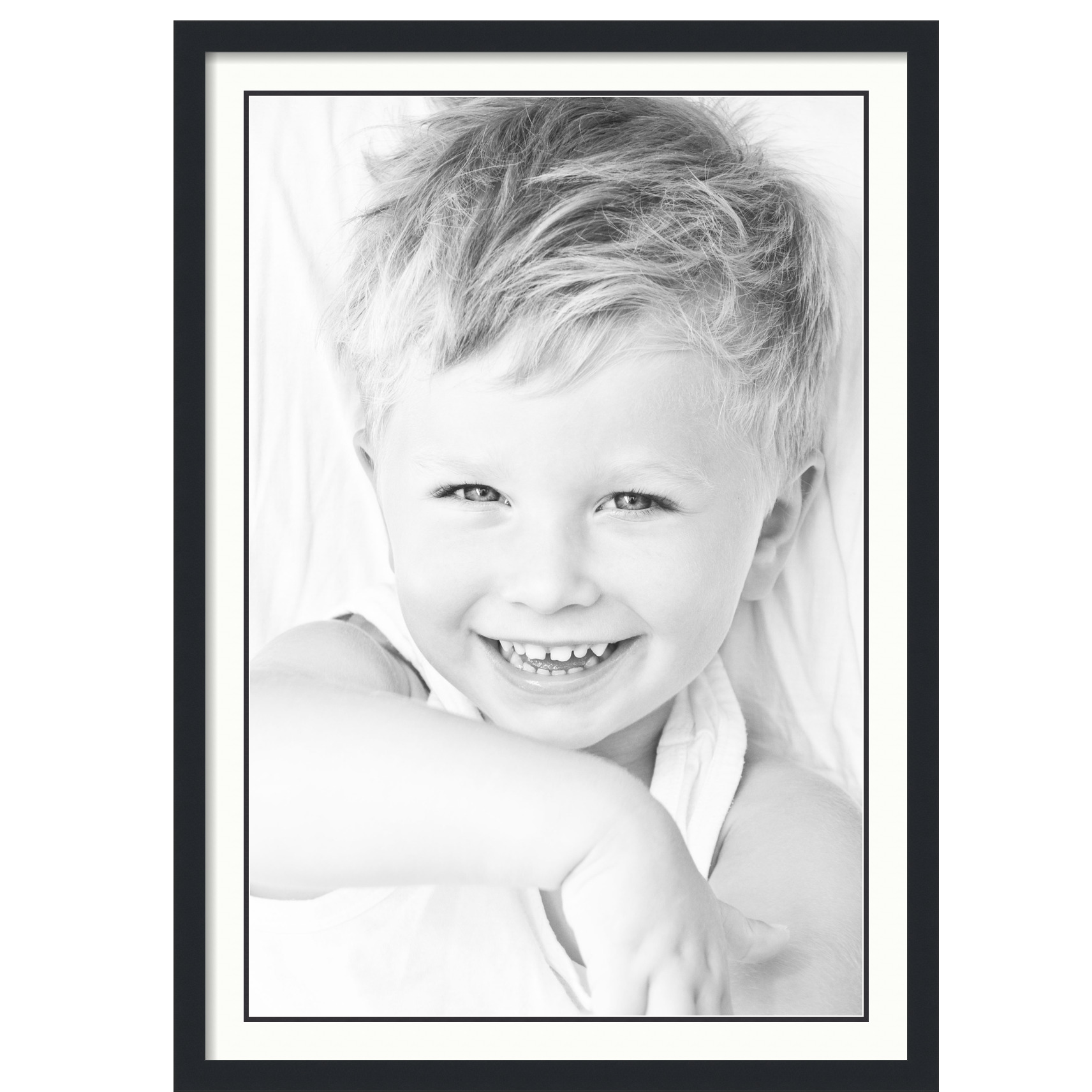 ArtToFrames Matted 28x40 Black Picture Frame with 2" Double Mat, 24x36 Opening - Picture 450 of 497