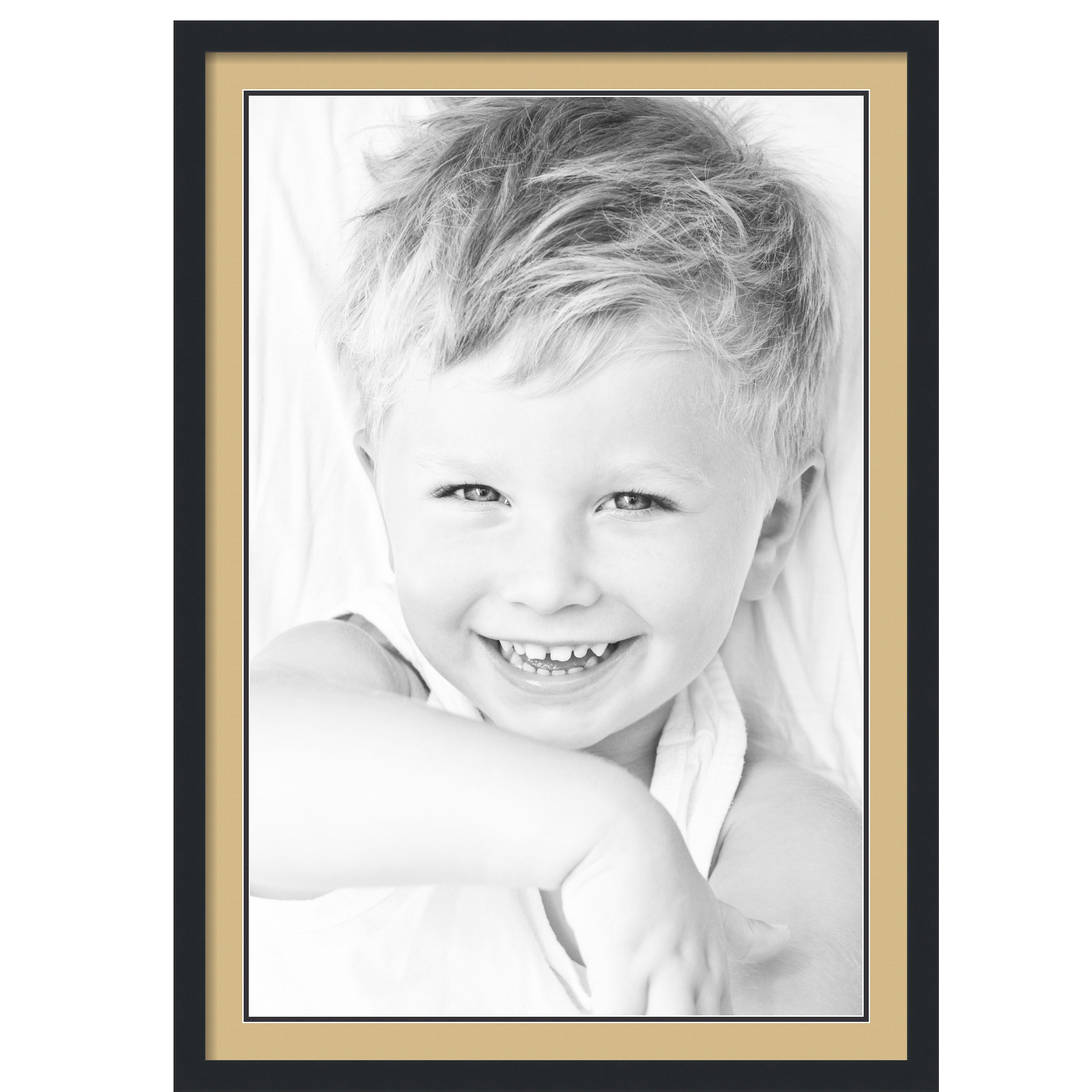 ArtToFrames Matted 28x40 Black Picture Frame with 2" Double Mat, 24x36 Opening - Picture 154 of 497