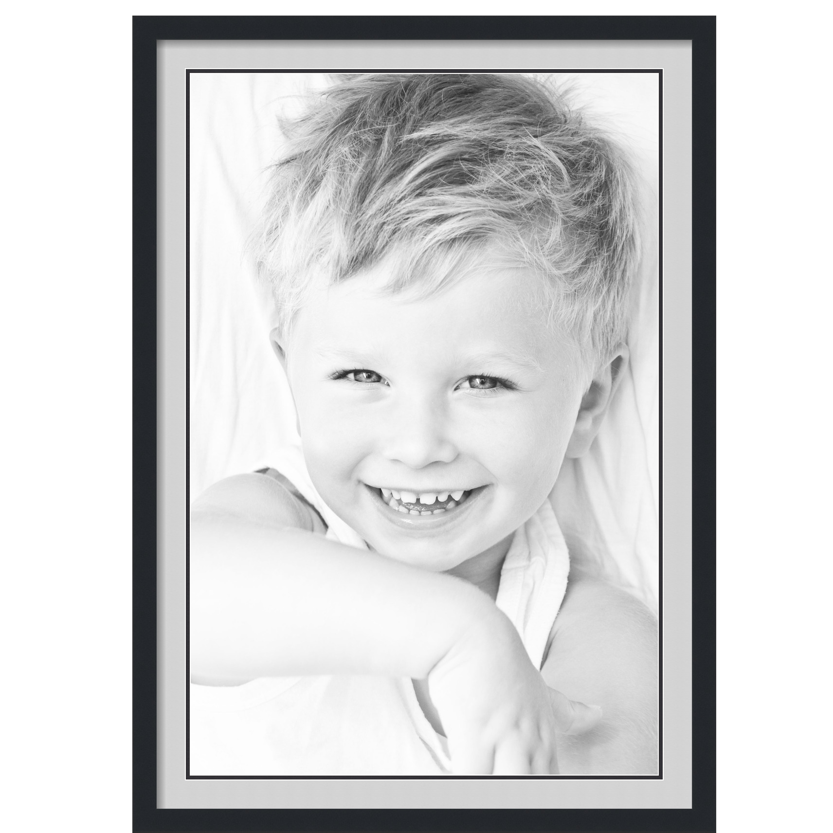 ArtToFrames Matted 28x40 Black Picture Frame with 2" Double Mat, 24x36 Opening - Picture 186 of 497