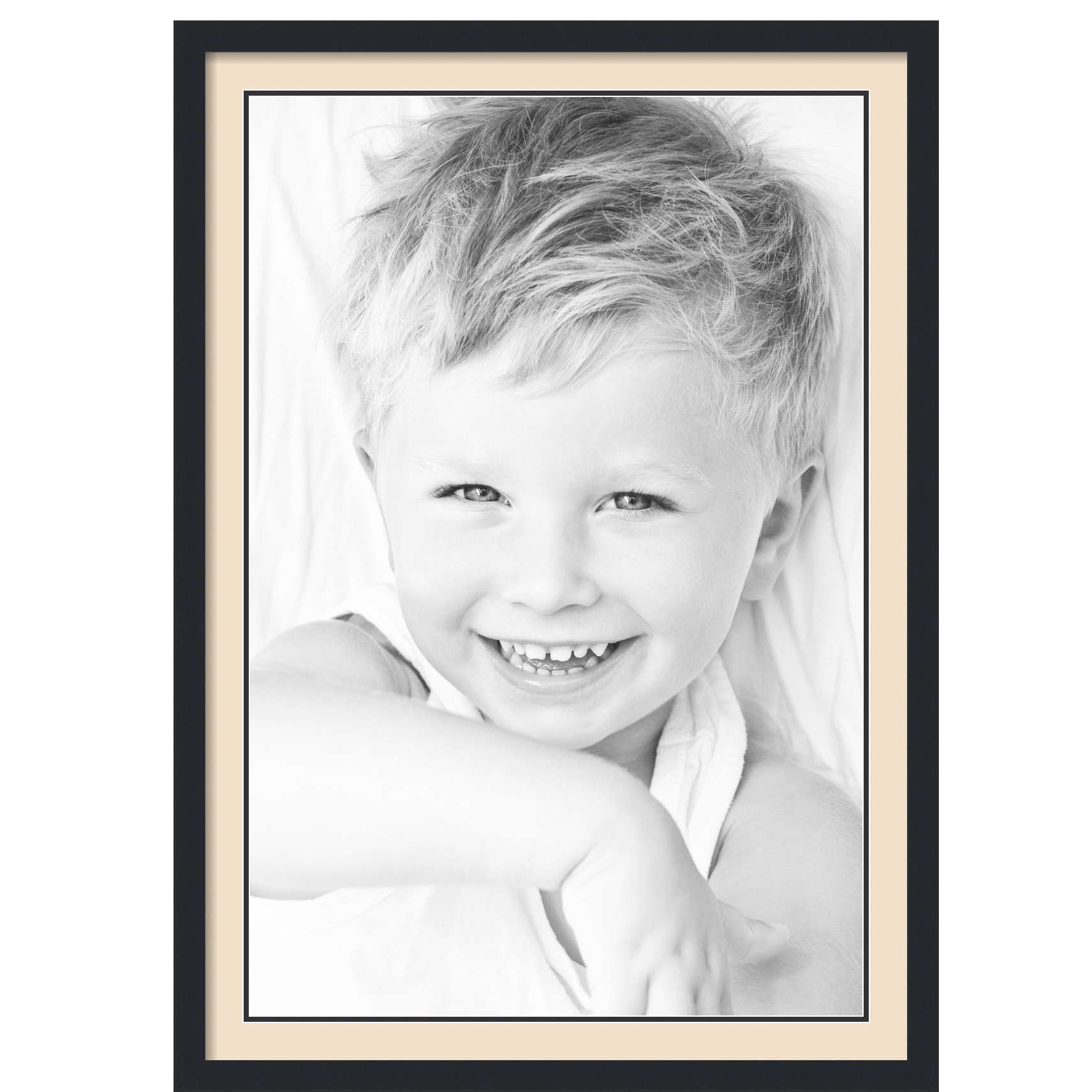 ArtToFrames Matted 28x40 Black Picture Frame with 2" Double Mat, 24x36 Opening - Picture 282 of 497