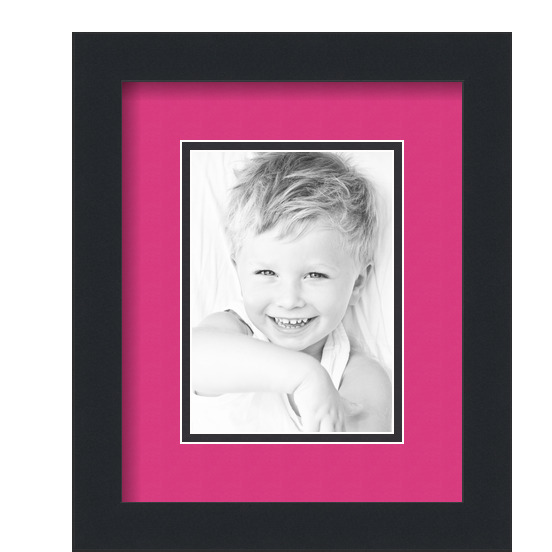 ArtToFrames Matted 9x11 Black Picture Frame with 2" Double Mat, 5x7 Opening - Picture 362 of 497