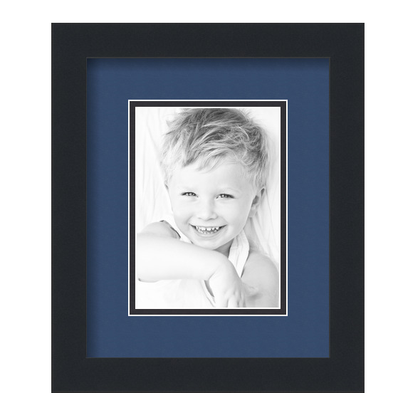 ArtToFrames Matted 9x11 Black Picture Frame with 2" Double Mat, 5x7 Opening - Picture 42 of 497