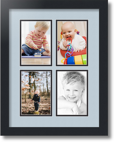 ArtToFrames Collage Photo Frame Double Mat with 3-8x12 Openings with Satin Black Frame and Fabric White mat. ArtToFrames Collage Photo Frame Double Mat with 3-8x12 Openings with Satin Black Frame and Fabric White mat.