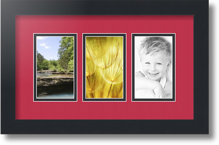 ArtToFrames Collage Estera Marco de Foto - 3 3x5" Aberturas en Negro Satinado 22 - Imagen 51 de 62