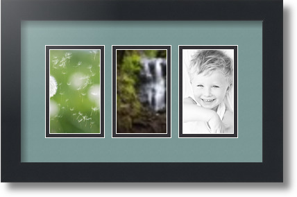 ArtToFrames Collage Estera Marco de Foto - 3 3x5" Aberturas en Negro Satinado 22 - Imagen 32 de 62