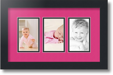 ArtToFrames Collage Estera Marco de Foto - 3 3x5" Aberturas en Negro Satinado 22 - Imagen 46 de 62