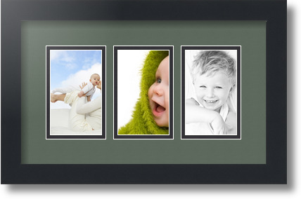ArtToFrames Collage Estera Marco de Foto - 3 3x5" Aberturas en Negro Satinado 22 - Imagen 30 de 62