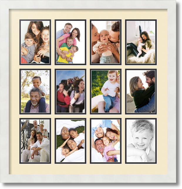 ArtToFrames Collage Mat Picture Photo Frame 12 4x6