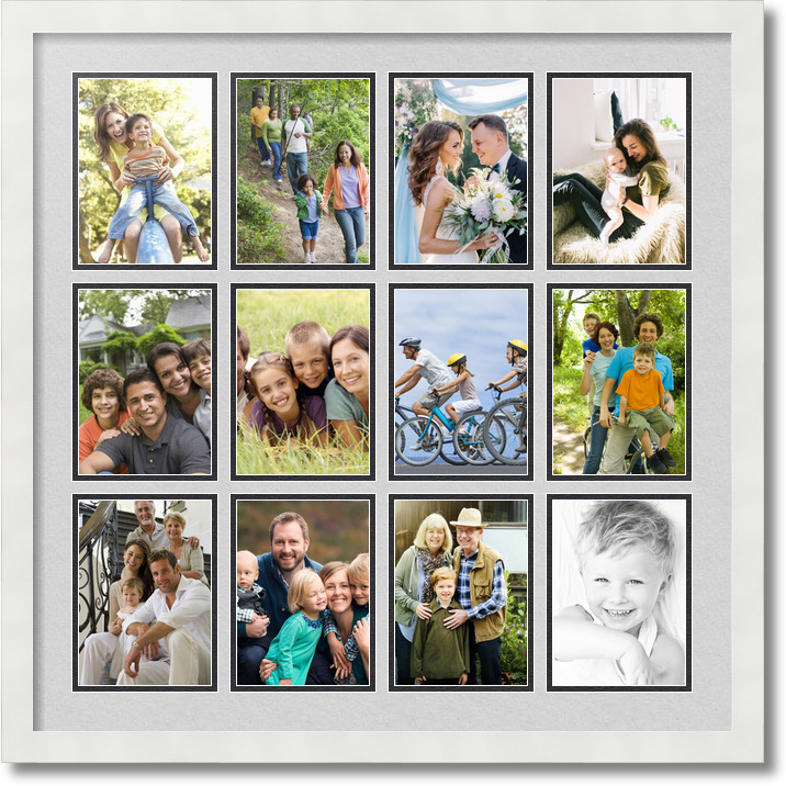 ArtToFrames Collage Mat Picture Photo Frame 12 5x7