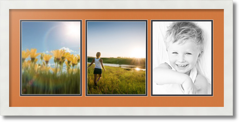 ArtToFrames Collage Mat Picture Photo Frame 3 8x10" Openings in Satin White 25 - Picture 41 of 62