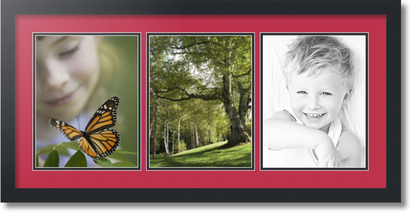 ArtToFrames Collage Photo Picture Frame with 1 - 8x10 and 2 - 5x7