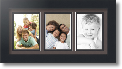 ArtToFrames Collage Mat Picture Photo Frame 4 3x5 Openings in Satin White  13