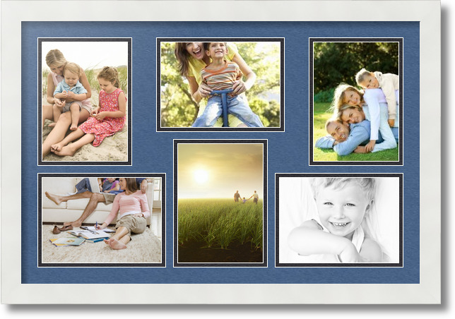 ArtToFrames Collage Mat Picture Photo Frame 6 5x7