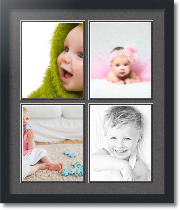 ArtToFrames 12x14 Black Custom Mat for Picture Frame with Opening for  8x10 Photos. Mat Only, Frame Not Included (MAT-21)